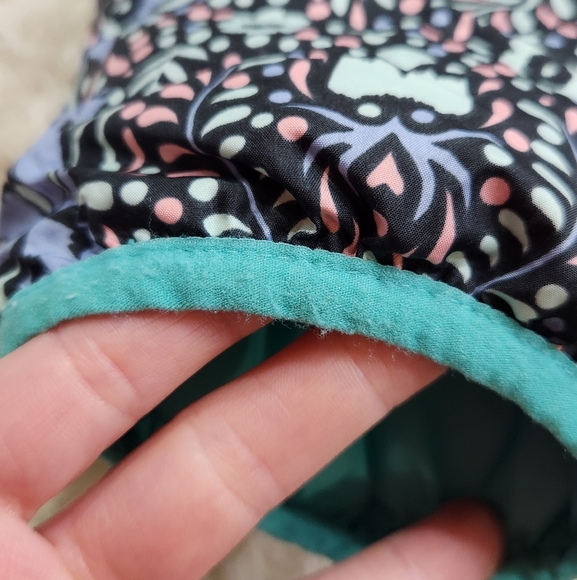 Columbia Snuggly Bunny Bunting Girls 18 - 24 Months Teal Purple Pink Mint Floral - Picture 14 of 14